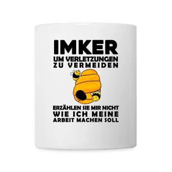 Imker Imkerei Honig Bienen - Tasse - Weiß - Vorne