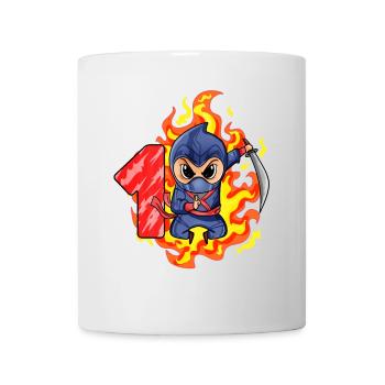 1. Geburtstag Junge 1 Jahre alt Ninja - Tasse - Weiß - Vorne