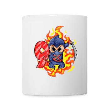 9th Birthday Boy 9 years old Ninja - Mug - white - Front