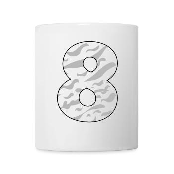 8 - Tasse - Weiß - Vorne