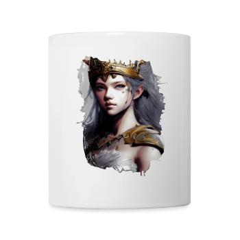 Queen of Battle Fantasy Warrior - Mug - white - Front