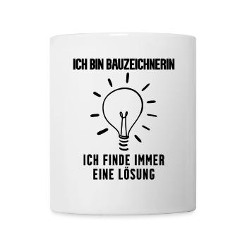 Bauzeichnerin - Tasse - Weiß - Vorne
