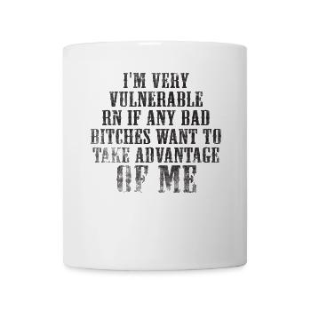 I'm Very Vulnerable RN - Mug - white - Front