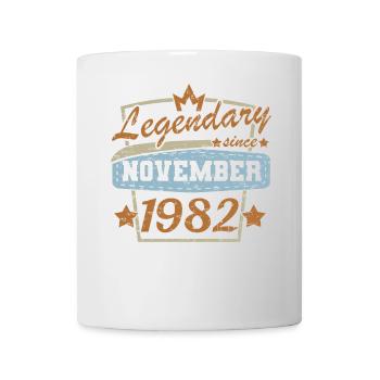 Novembre 1982 Anniversaire Rétro Anniversaire - Mug blanc - blanc - Devant