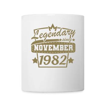 Novembre 1982 Anniversaire Rétro Anniversaire - Mug blanc - blanc - Devant