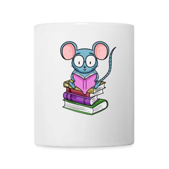 Lesen Buch Bücher Leser Geschenk - Tasse - Weiß - Vorne