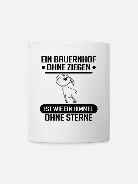 Ziege Ziegenbock Bock - Tasse - Weiß