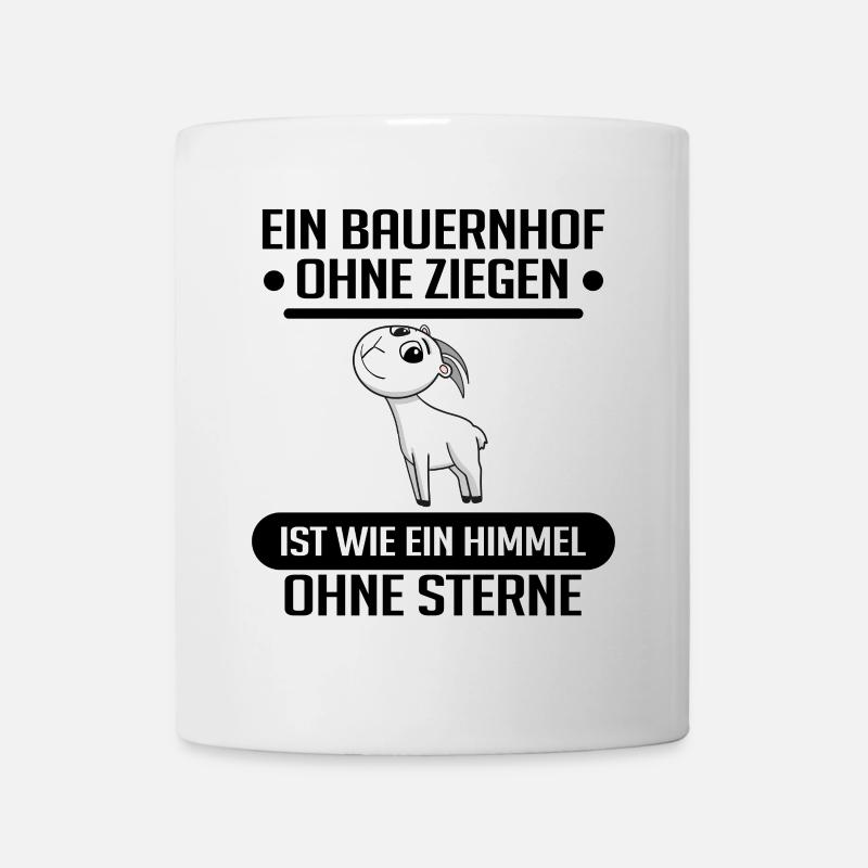 Ziege Ziegenbock Bock - Tasse - Weiß