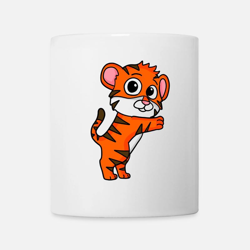 Niedlicher Tiger - Tasse - Weiß