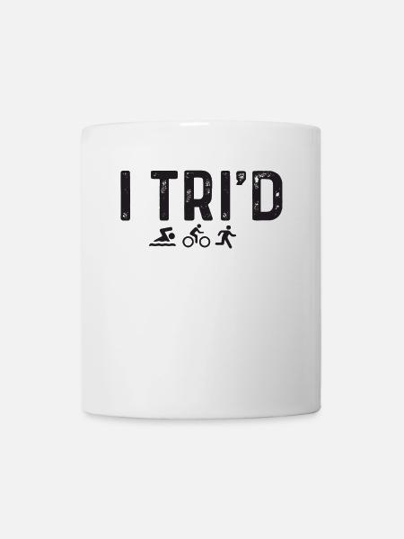 I Tri'd Triathlon - Tasse - Weiß
