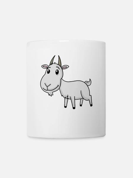 Ziege Niedlich - Tasse - Weiß