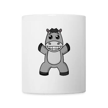 Esel - Tasse - Weiß - Vorne