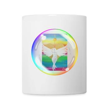 Rainbow Angel of Love Sonja Ariel von Staden - Mug - white - Front
