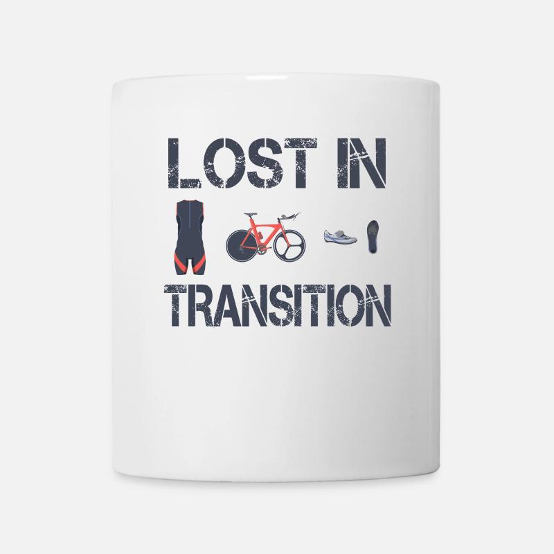 Lost In Transition Triathlet Triathlon - Tasse - Weiß