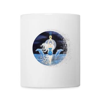 Déesse des paillettes de la mer - Sonja Ariel von Staden - Mug blanc - blanc - Devant