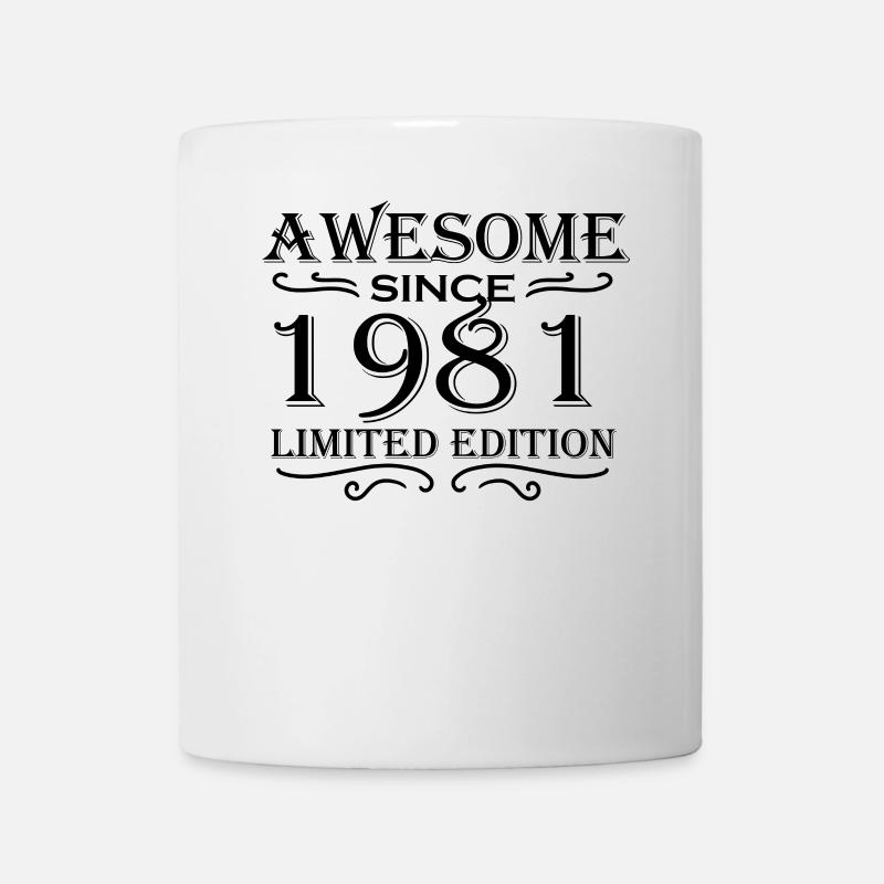 1981 - Né en 1981 - Mug blanc - blanc