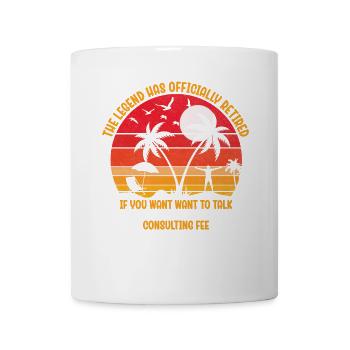 The legend is officially retired - Mug - white - Front