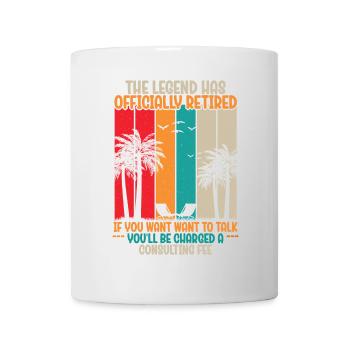 The legend is officially retired - Mug - white - Front