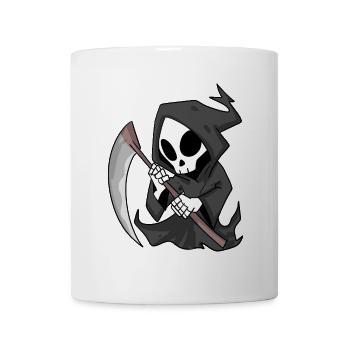 Grim Reaper with Scythe - Mug - white - Front
