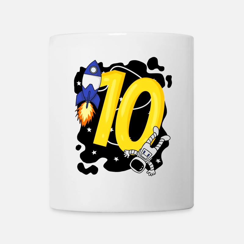 Junge 10 Jahre alt - 10. Geburtstag Geschenk - Tasse - Weiß