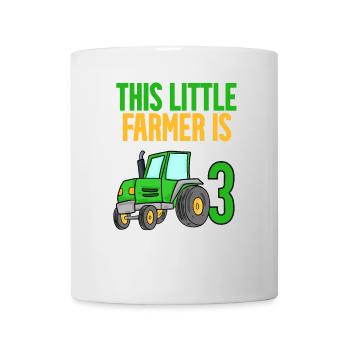 Farmer Farmer 3 years Boy 3rd birthday son - Mug - white - Front