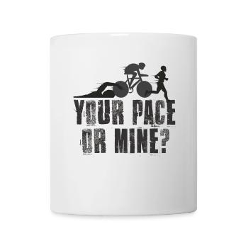 Your Pace Or My Triathlon - Mug - white - Front