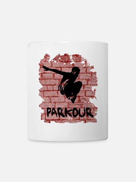 Parkour - Tasse - Weiß