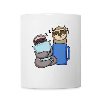 Sloth Sloths Sleeping Coffee - Mug - white - Front