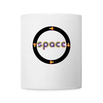 Space Rainbow Orbital - Mug - white - Front