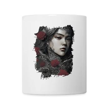 Rose Girl Knight Girl Princess - Mug - white - Front
