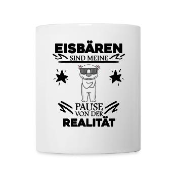 Eisbär Polarbär Bär - Tasse - Weiß - Vorne