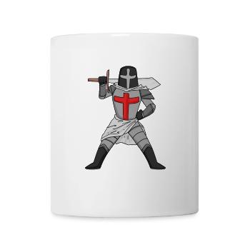 Templar Sword Cross - Mug - white - Front