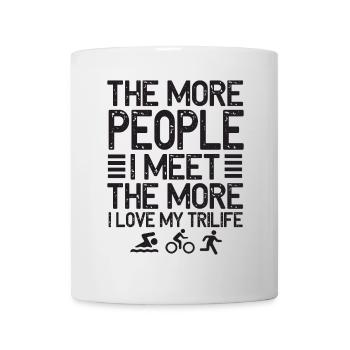 The More People I Meet Trilife - Mug - white - Front