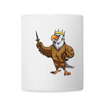 Bird, Eagle, Royal, King, Majesty, Fairy Tale, Child - Mug - white - Front