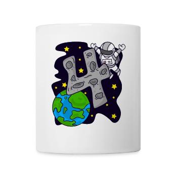 Garçon de 4 ans - cadeau de 4ème anniversaire - Mug blanc - blanc - Devant