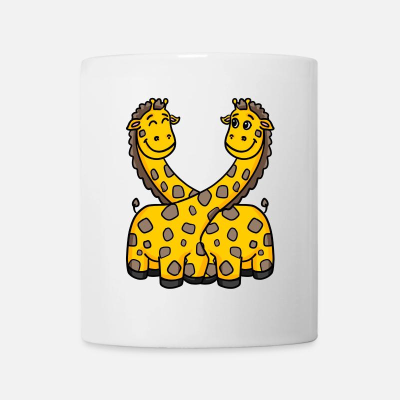 Giraffen Giraffe - Tasse - Weiß