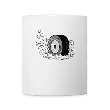Driften Reifen - Tasse - Weiß - Vorne