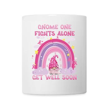 Gnome One Fights Alone Breast Cancer - Mug - white - Front
