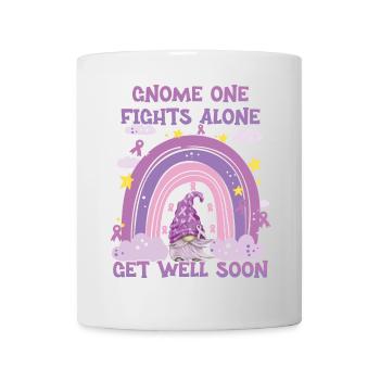 Gnome One Fights Alone Pancreatic Cancer - Mug - white - Front