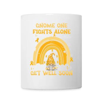 Gnome One Fights Alone Appendix Cancer - Mug - white - Front