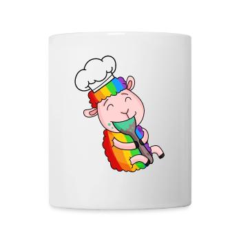 Schaf Koch Niedlich - Tasse - Weiß - Vorne