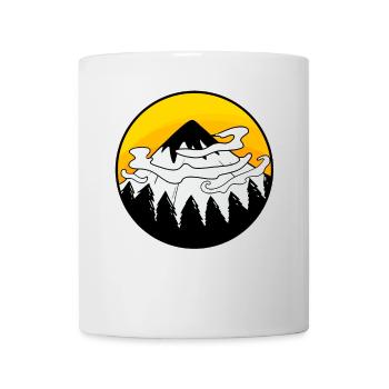 Mountain Mountains Mountain Peaks - Mug - white - Front