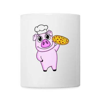 Pizza Maker Pizza Chef Pork Italian - Mug - white - Front