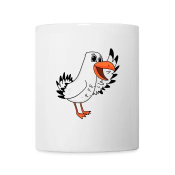 Seagull Bienvenue - Mug blanc - blanc - Devant