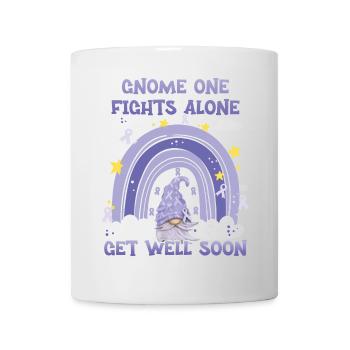Gnome One Fights Alone Stomach Cancer - Mug - white - Front