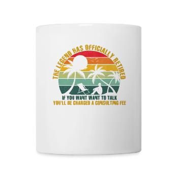 The legend is officially retired - Mug - white - Front