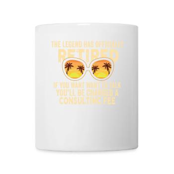 The legend is officially retired - Mug - white - Front
