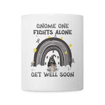 Gnome One Fights Skin Cancer Alone - Mug - white - Front