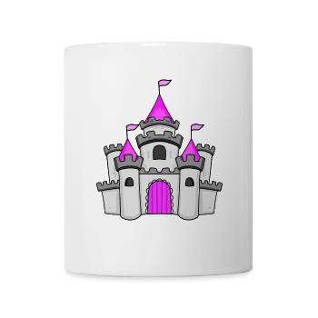 Girl Princess Burg - Mug - white - Front