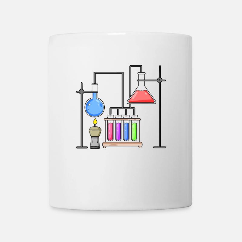 Chimiste scientifique de laboratoire de chimie - Mug blanc - blanc